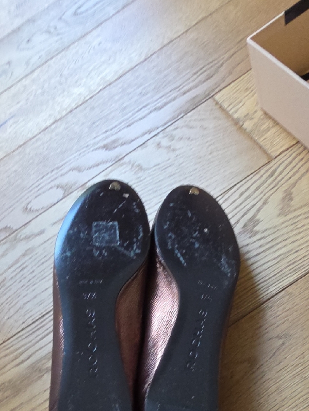 Rochas Copper Brown Leather Loafers - Picture 6 of 7